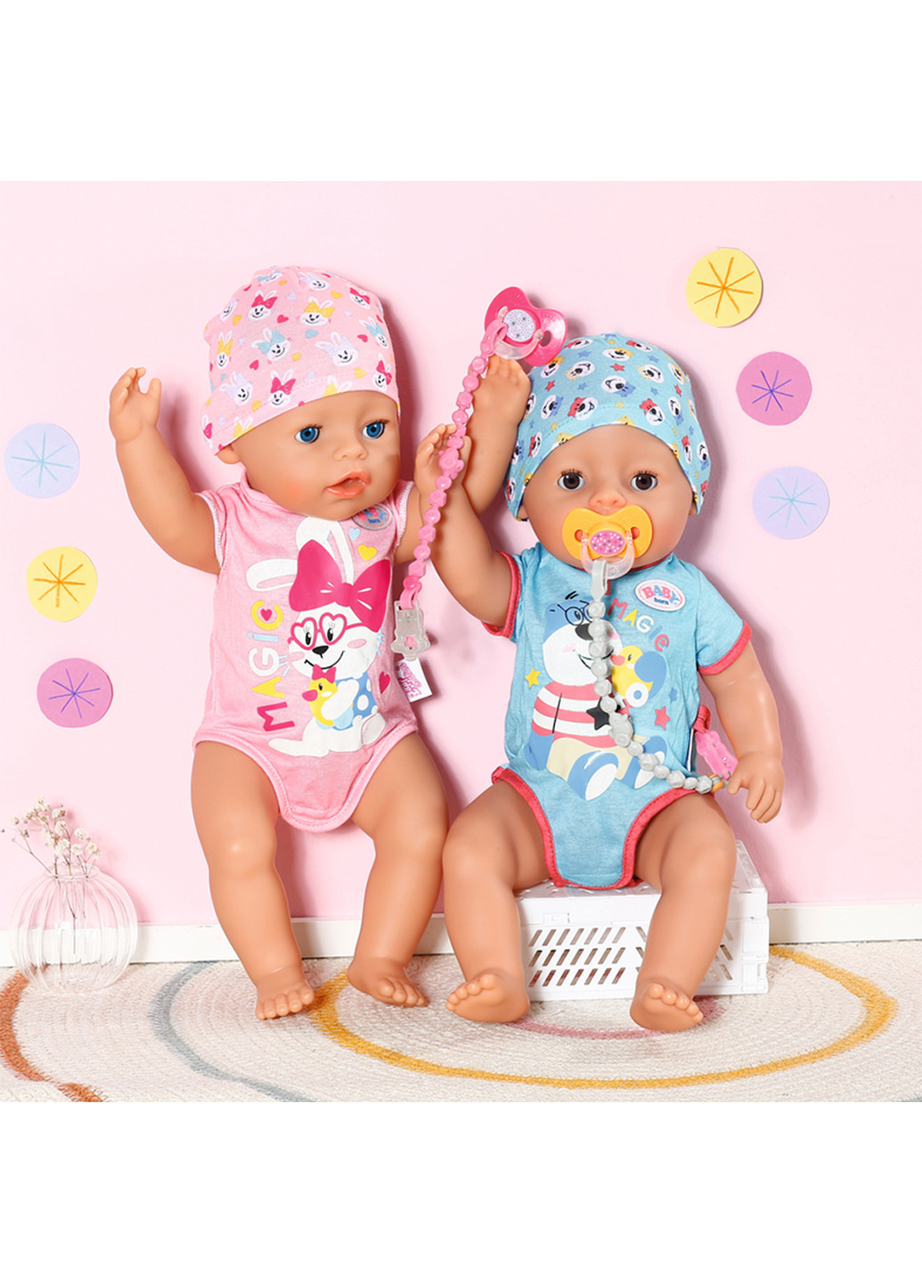 Пустушка для ляльки на кліпсі, 2,5х13х18 см BABY born (260494327)