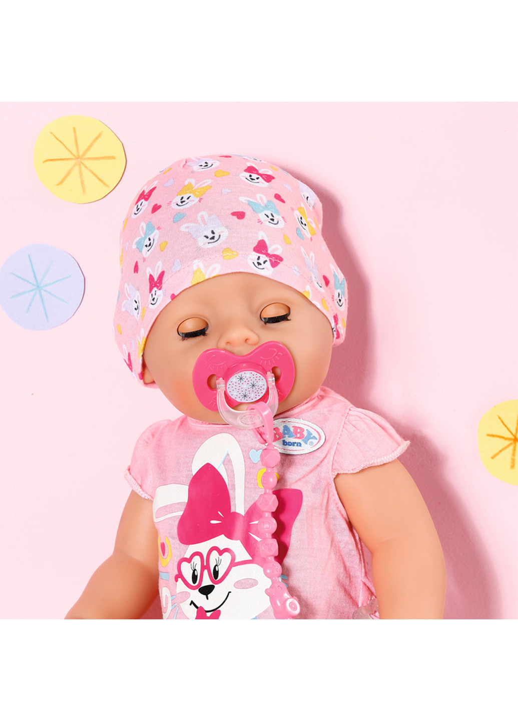 Пустушка для ляльки на кліпсі, 2,5х13х18 см BABY born (260494327)