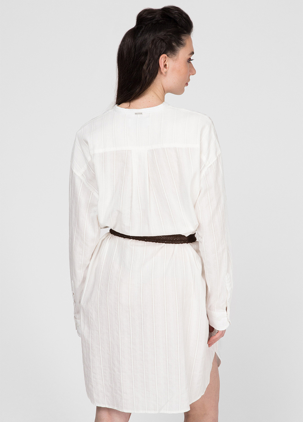 Білий кежуал сукня сорочка Replay однотонна