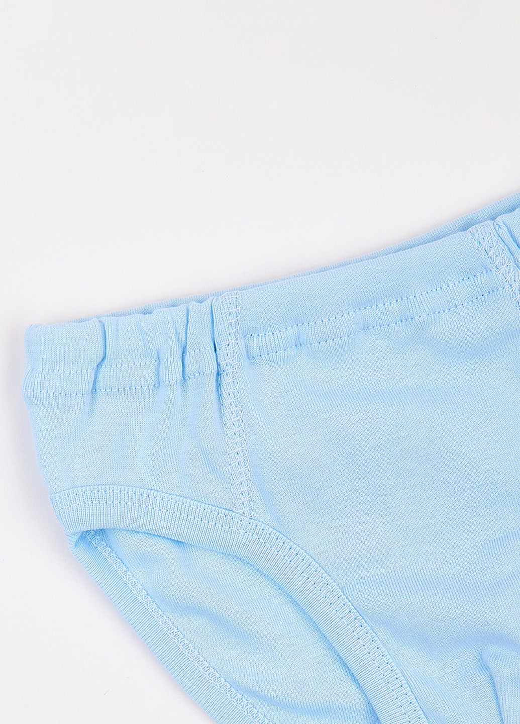 Блакитний демісезонний комплект (майка, труси) Фламинго