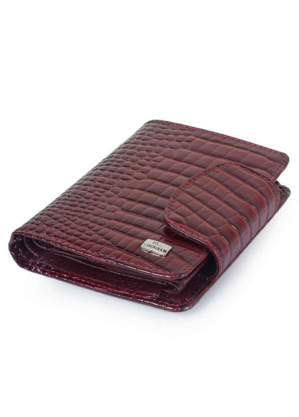 Жіночий шкіряний гаманець 13,5х10,5х2,5 см Desisan (206212459)