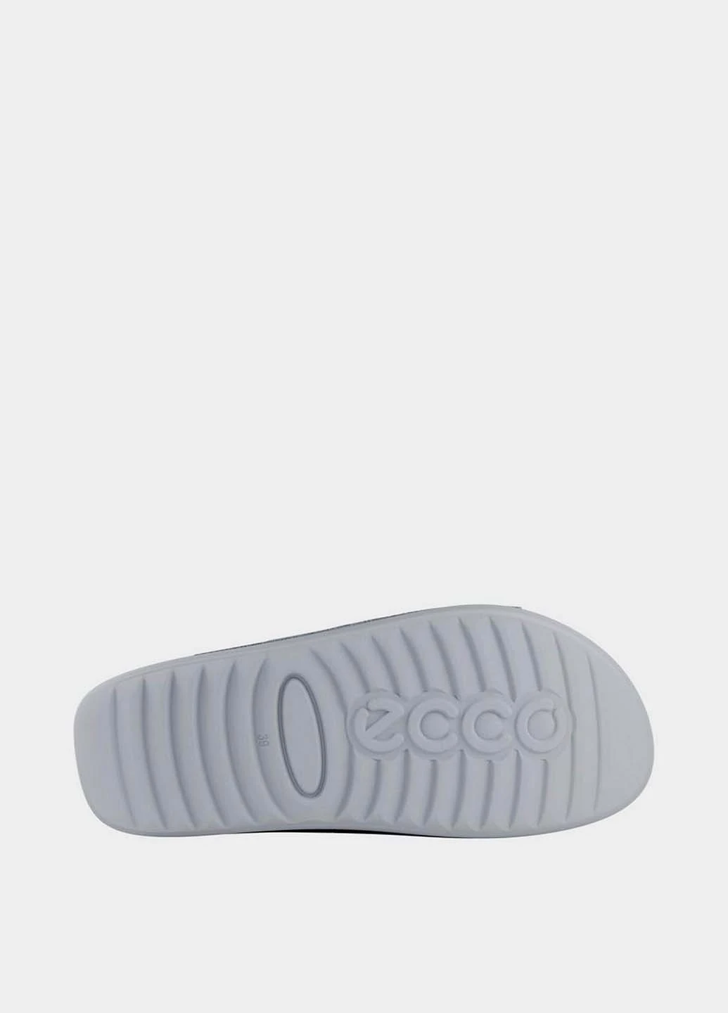 Серые шлепанцы Ecco