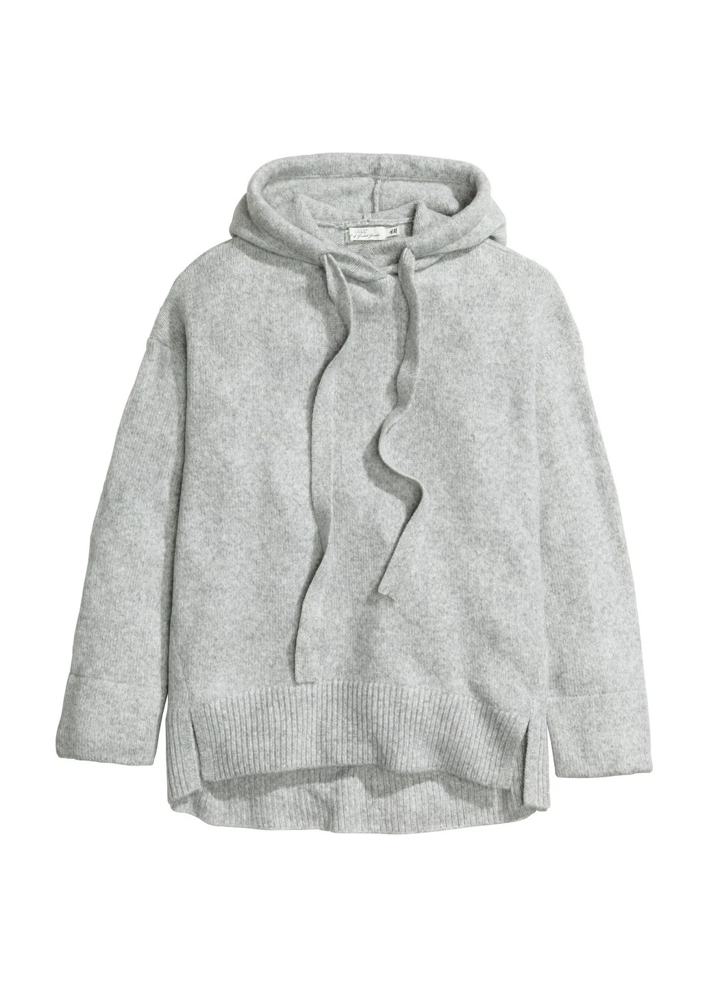 Серый зимний свитер H&M