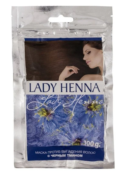 Маска проти випадіння волосся з чорним кмином Lady Henna (250111146)