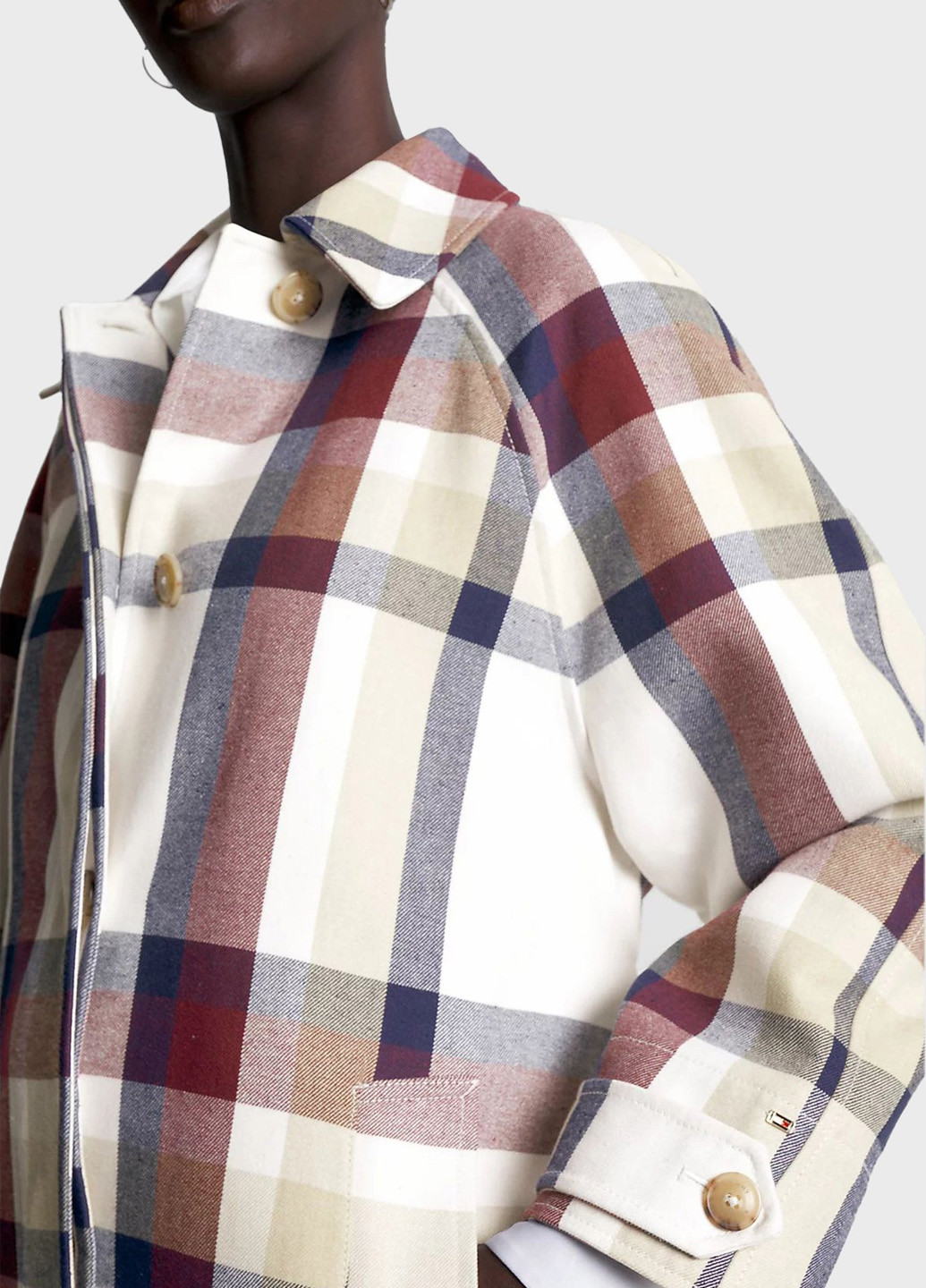 Комбіноване демісезонне Пальто однобортне Tommy Hilfiger