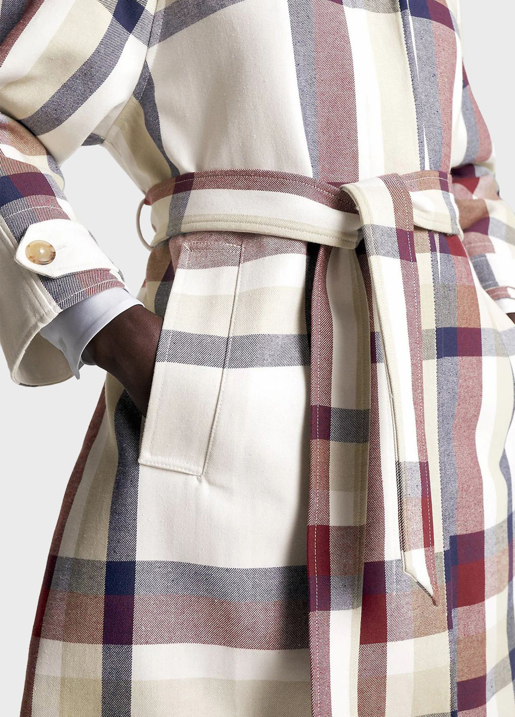 Комбіноване демісезонне Пальто однобортне Tommy Hilfiger