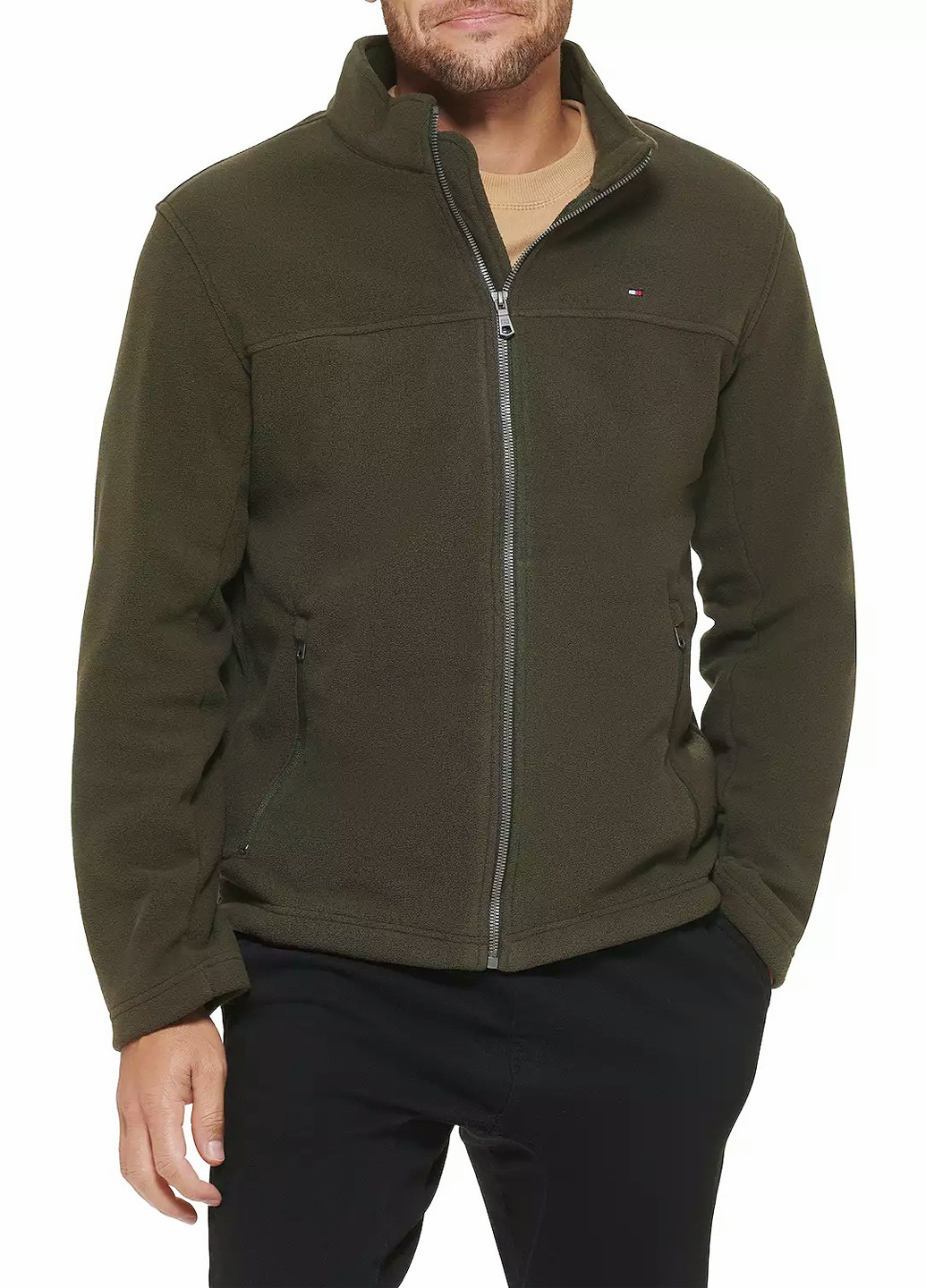 Зелена демісезонна куртка Tommy Hilfiger