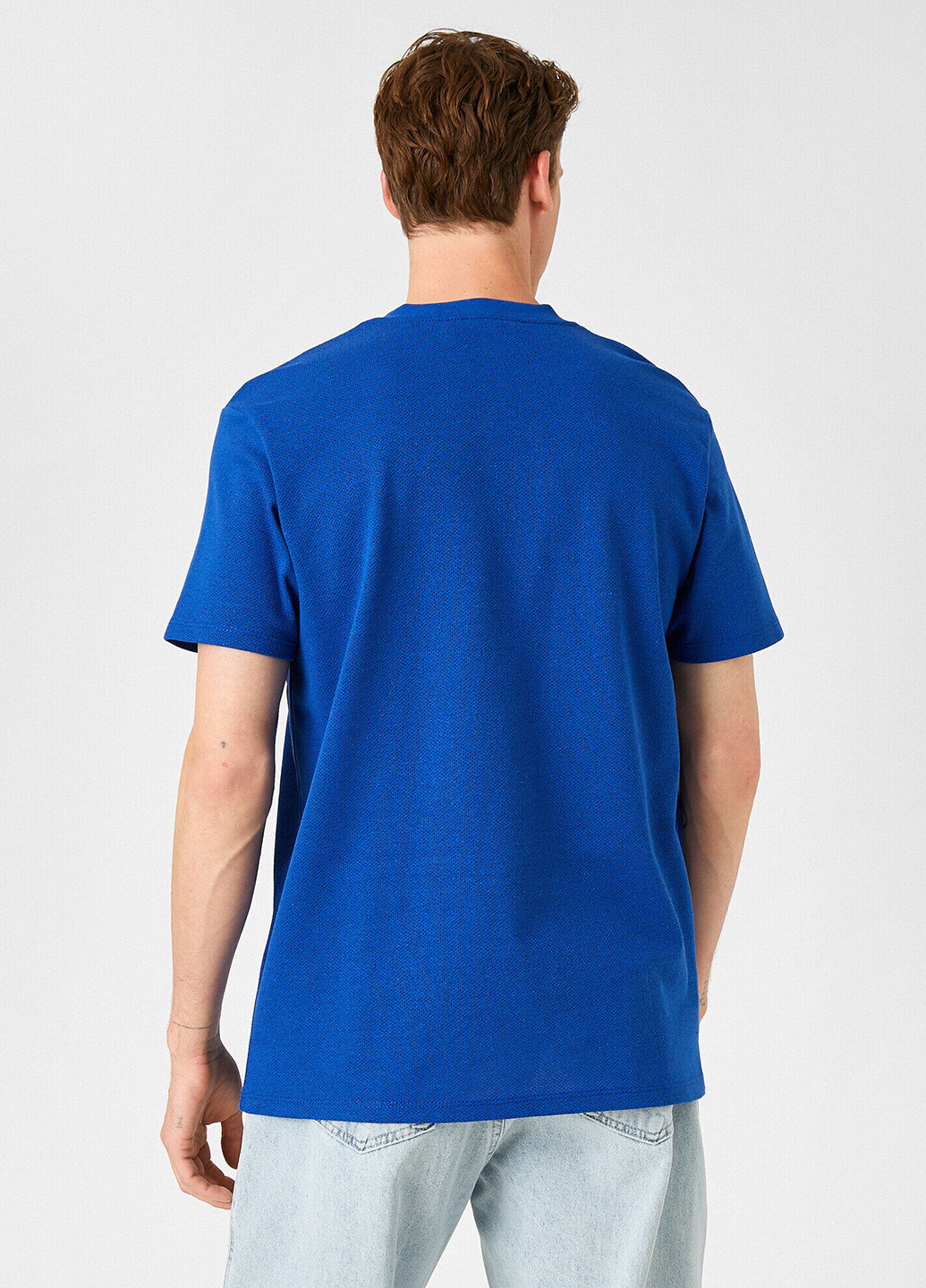Синяя летняя футболка KOTON
