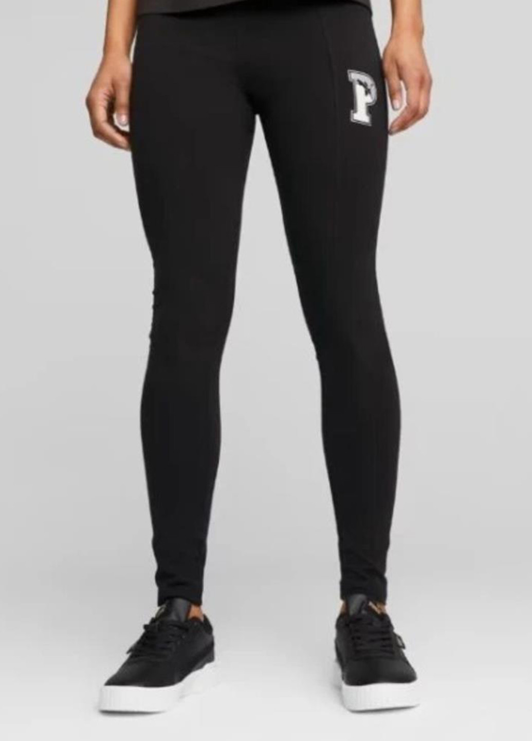 Черные демисезонные леггинсы 62149001 Puma