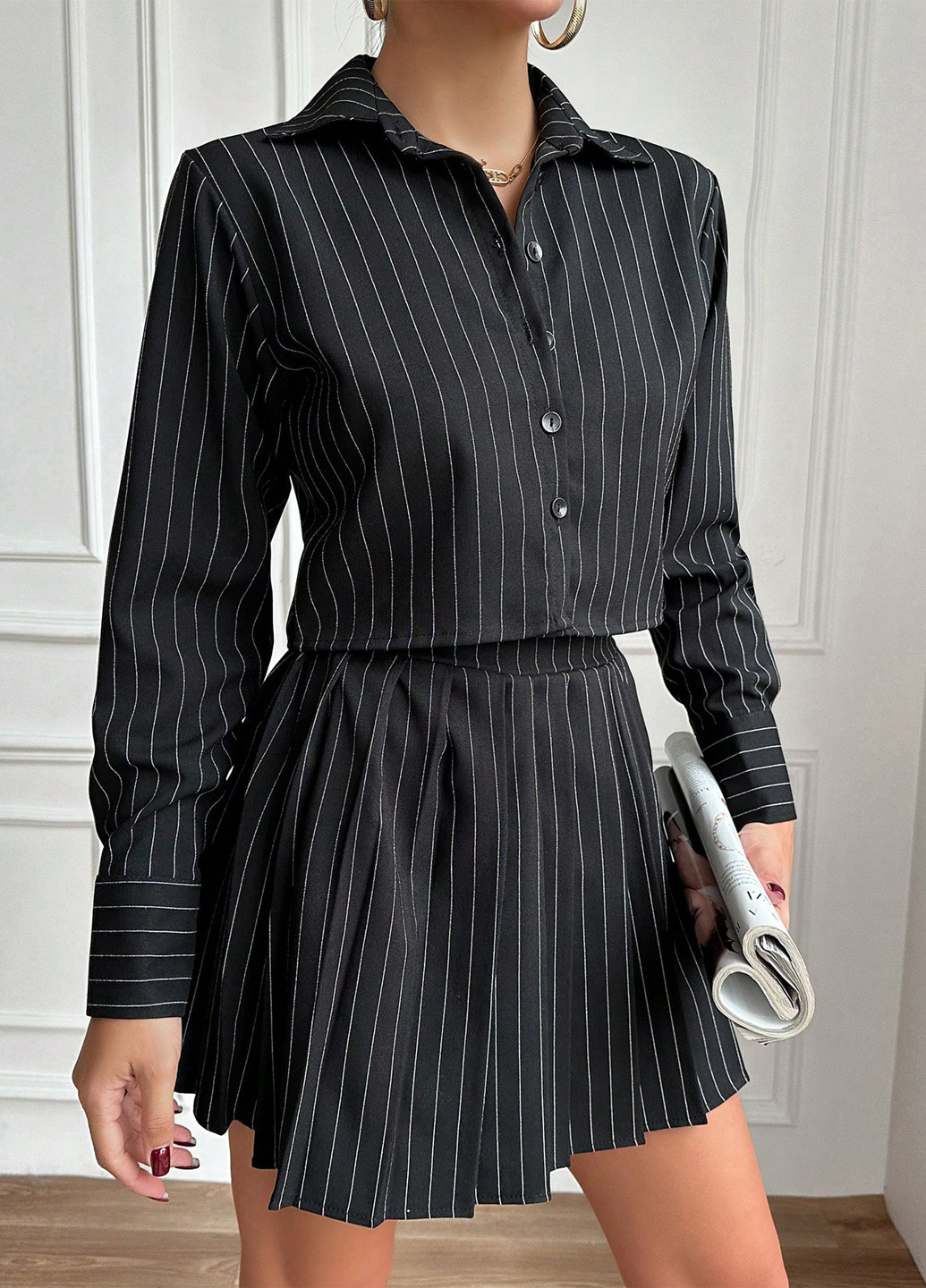 Костюм (сорочка, спідниця) SHEIN (316820645)