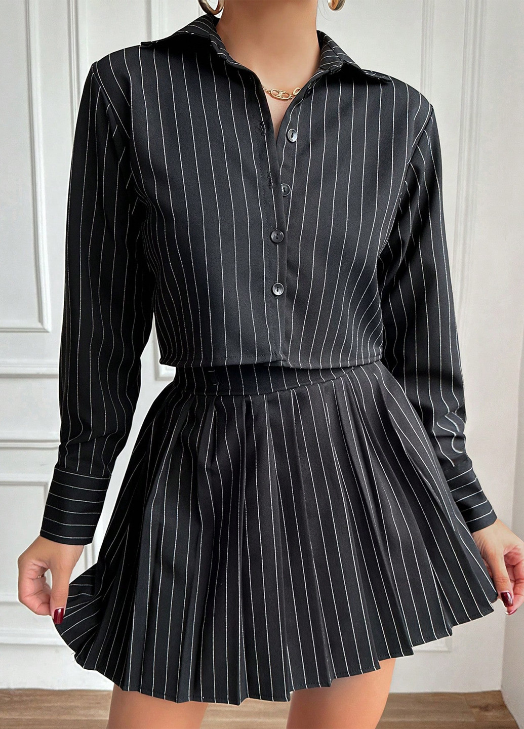 Костюм (сорочка, спідниця) SHEIN (316820645)