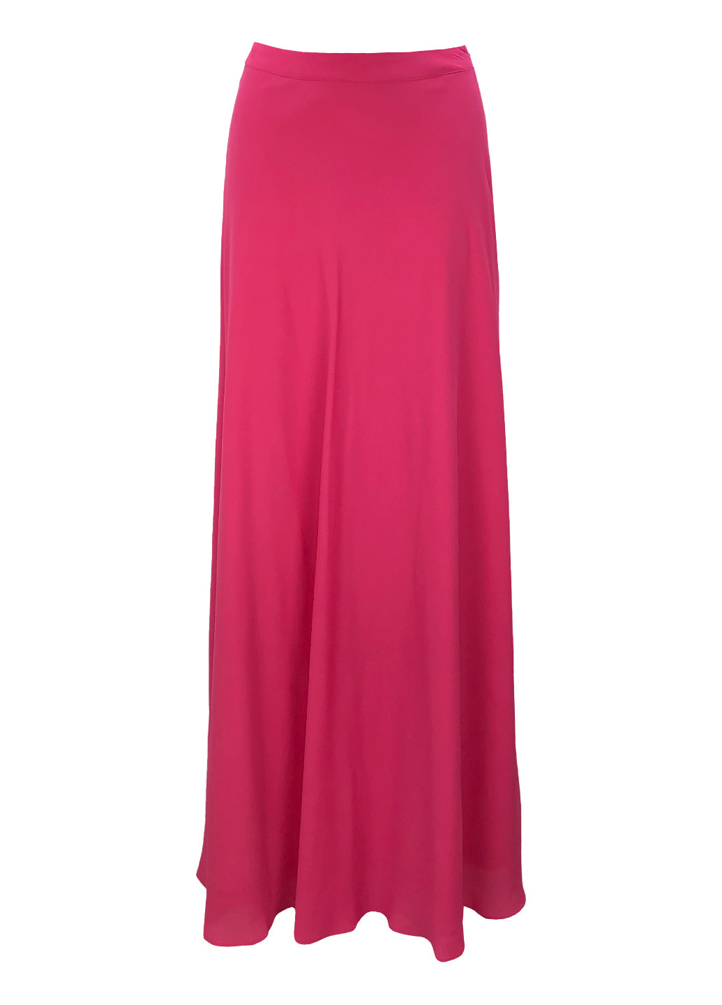 Розовая повседневный однотонная юбка F&F клешированная, пышная, а-силуэта (трапеция), плиссе