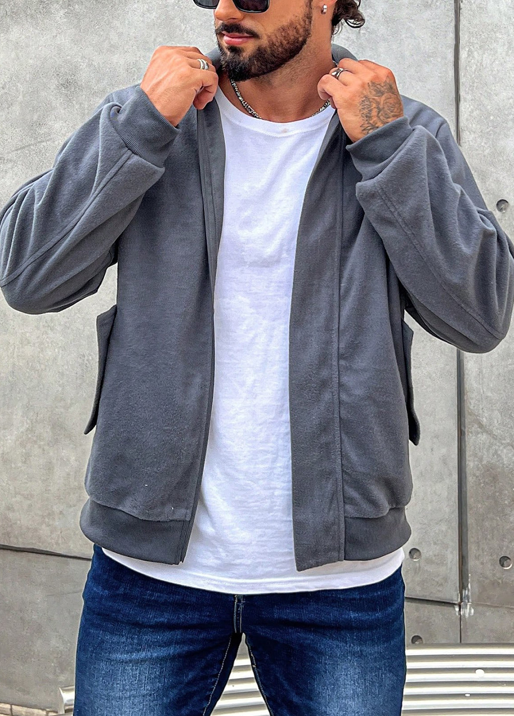 Бомбер SHEIN на блискавці (322898437)