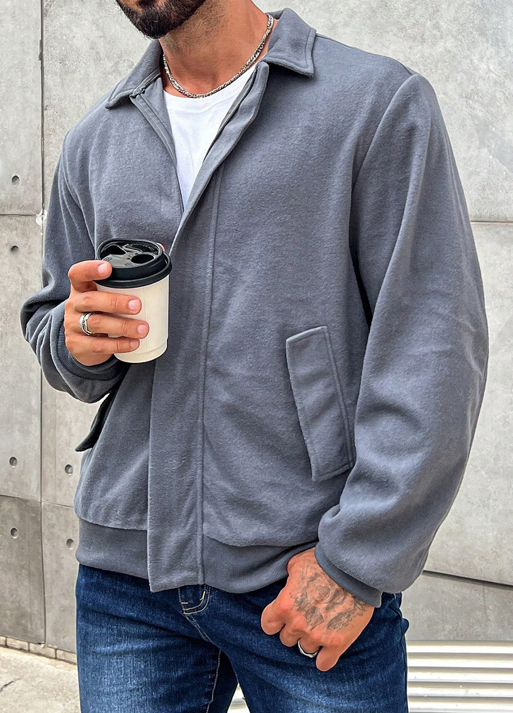 Бомбер SHEIN на блискавці (322898437)