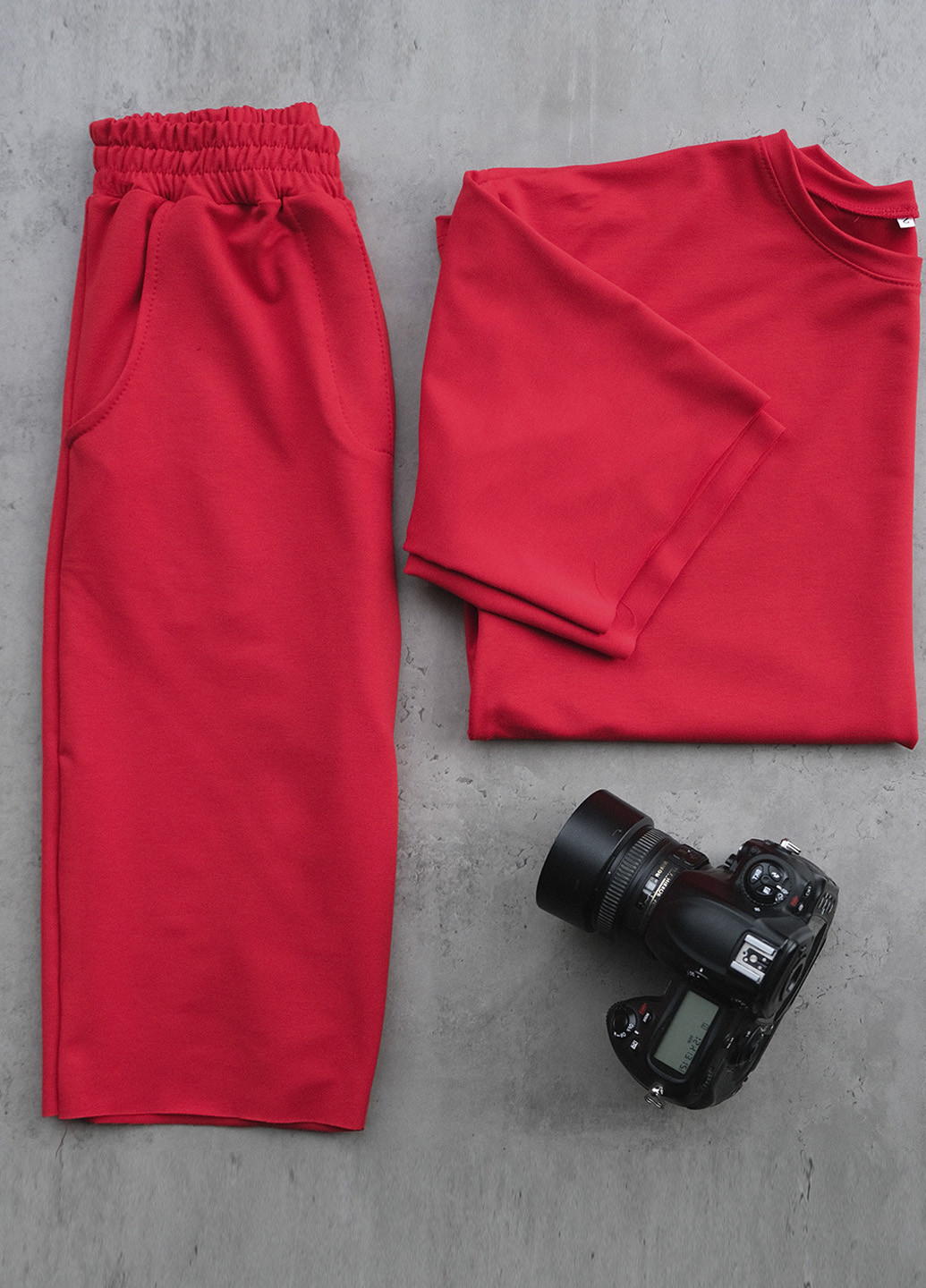 Красный костюм oversize ShopnGo