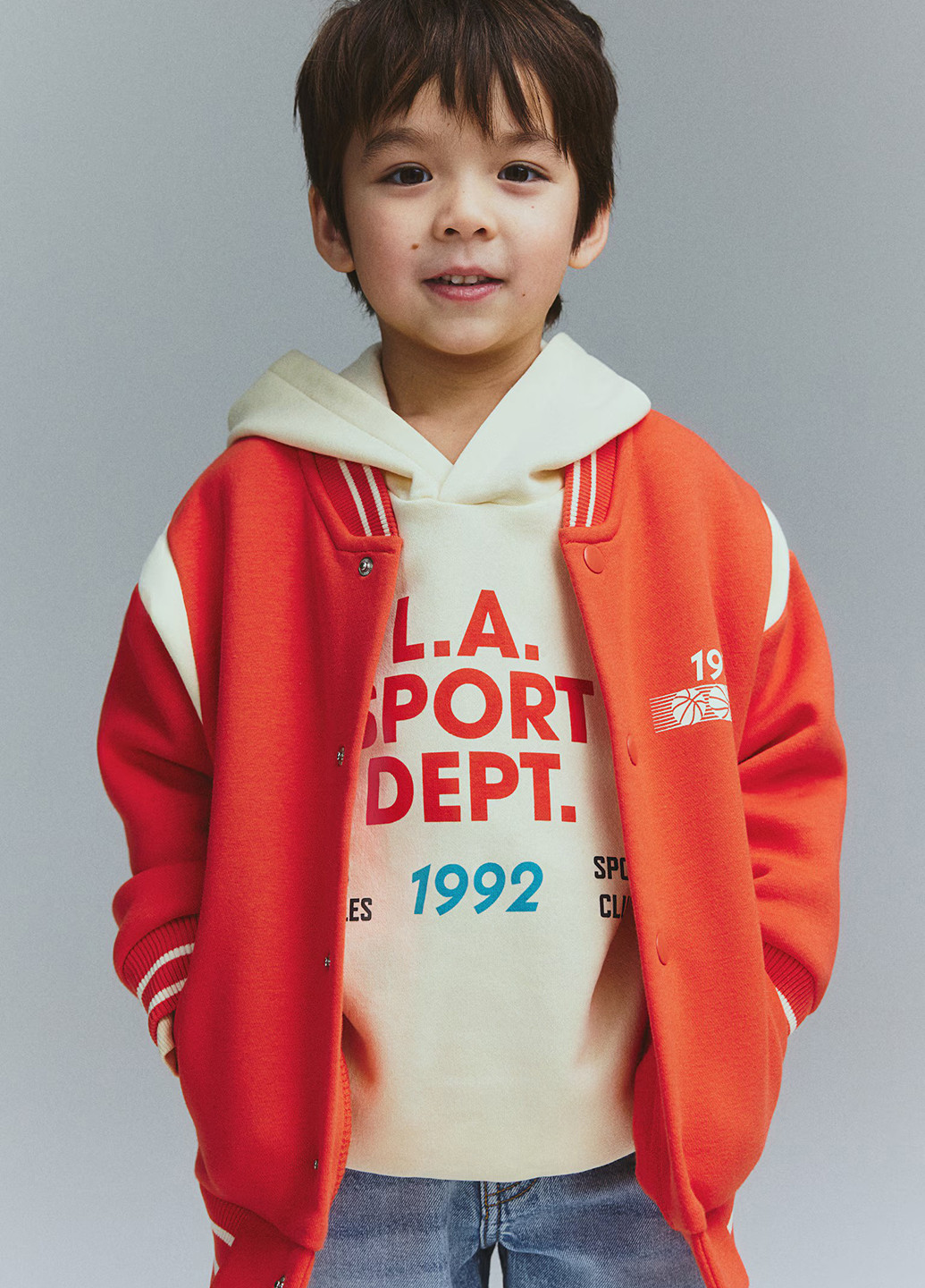 Бомбер H&M бейсбольний на кнопках (366117119)