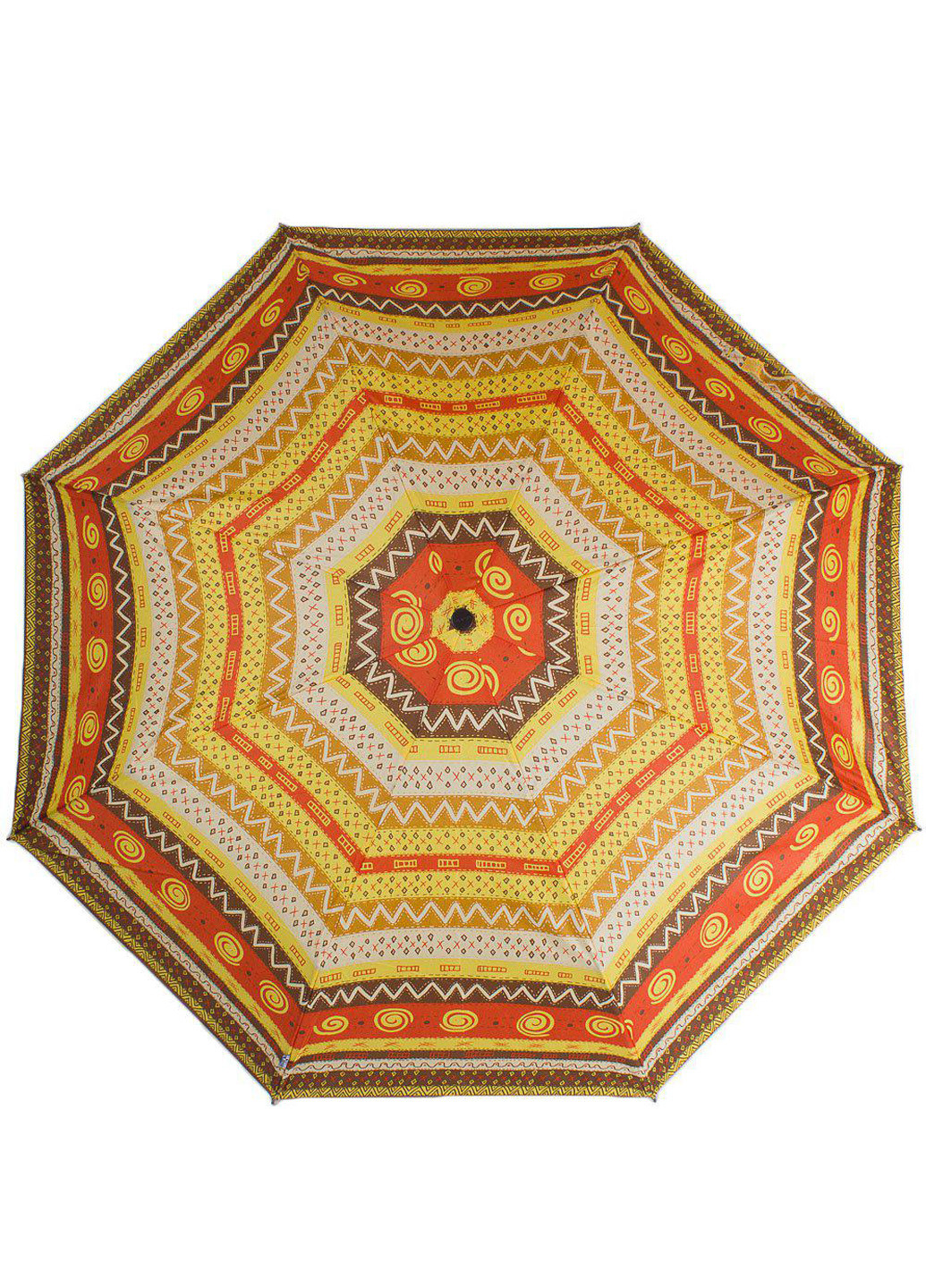 Жёлтый женский складной зонт полный автомат 98 см Airton (194318010)