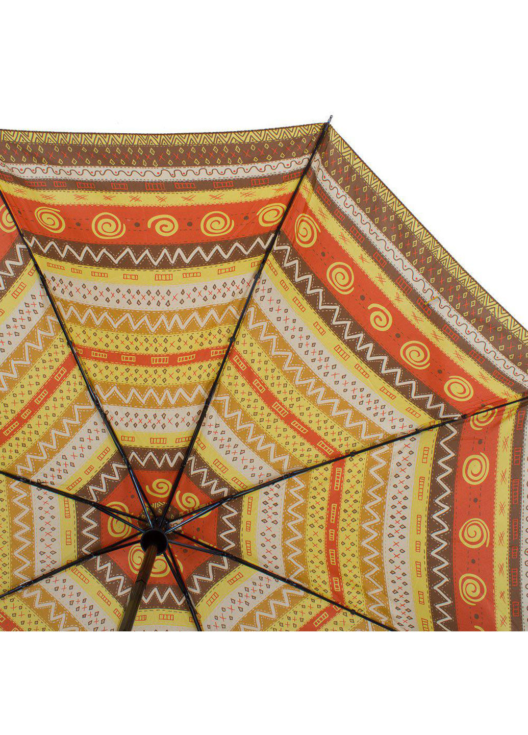 Жёлтый женский складной зонт полный автомат 98 см Airton (194318010)