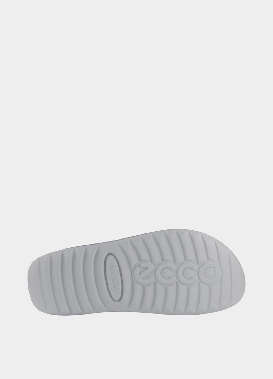 Серые кэжуал шлепанцы Ecco