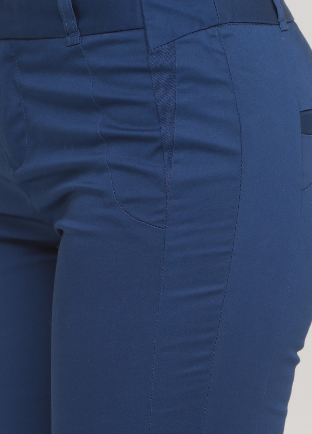 Темно-синие кэжуал демисезонные зауженные брюки Vero Moda