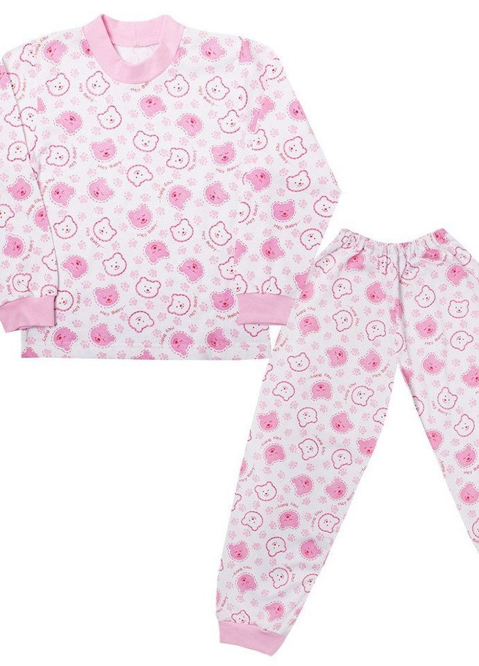 Розовая всесезон детская пижама для девочки Габби