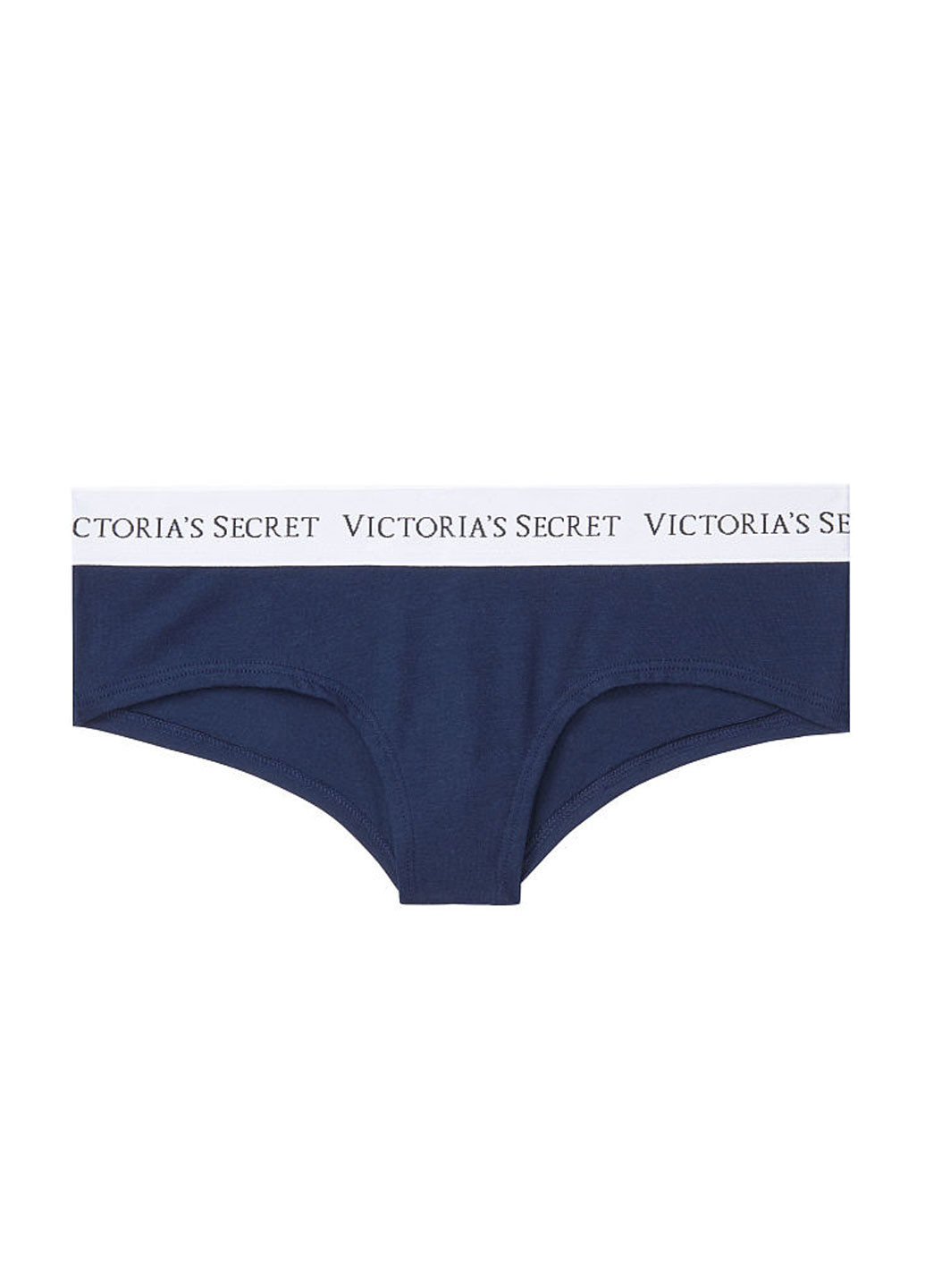 Трусики Victoria's Secret слип логотипы синие повседневные хлопок