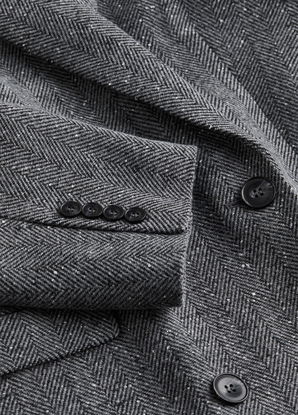 Серый женский жакет H&M геометрический - демисезонный