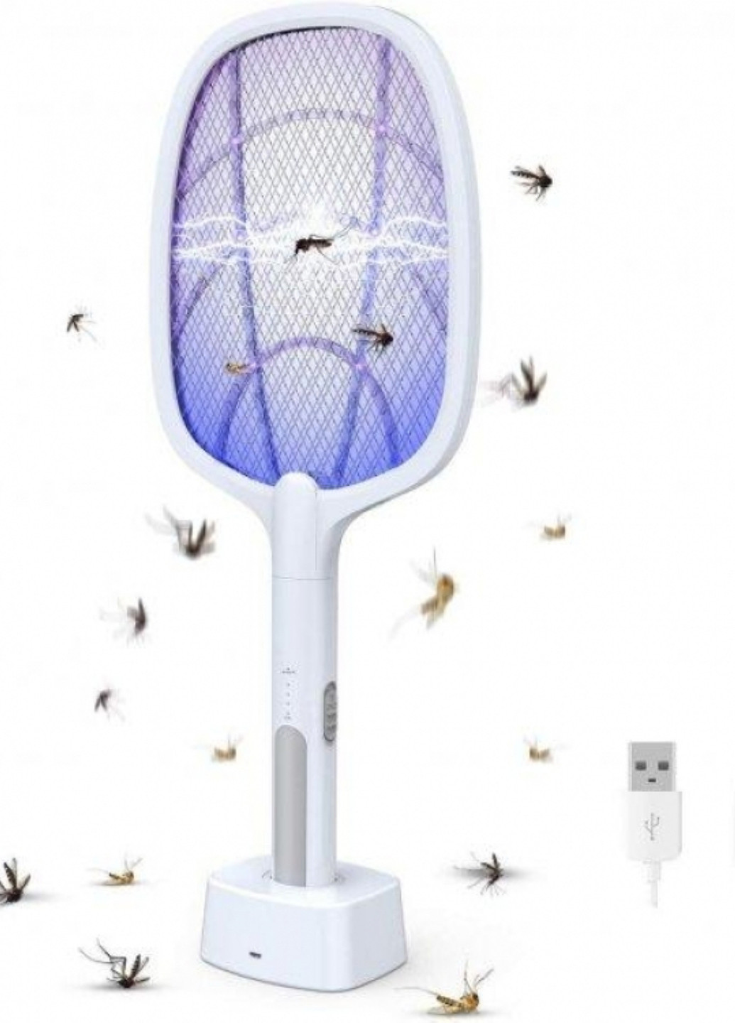 Ракетка мухобійка електрична, 52.8х21.8 см Forus (306368949)