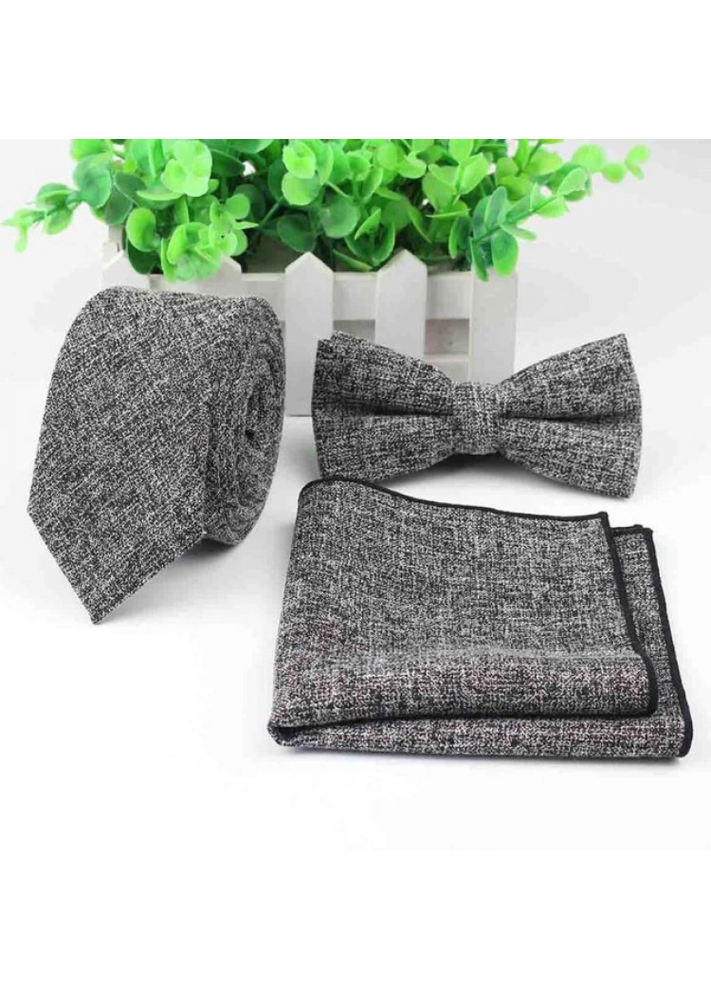 Мужской набор (галстук,платок,бабочка) 6х148 см Handmade (193792573)