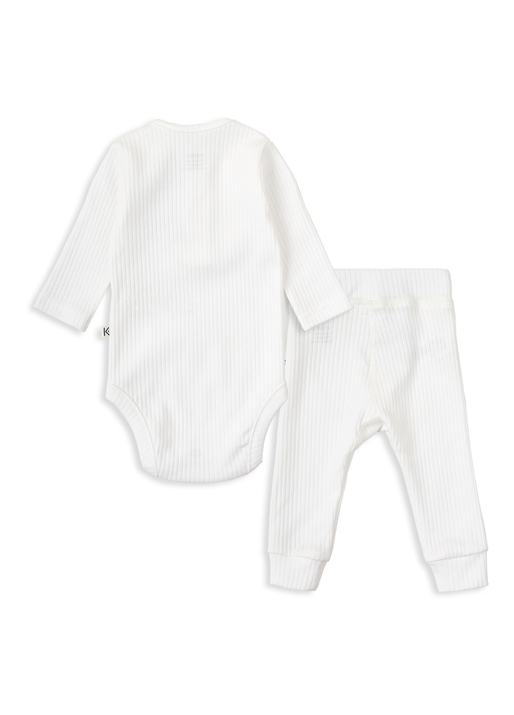 Белый демисезонный комплект (боди, брюки) KRAKO