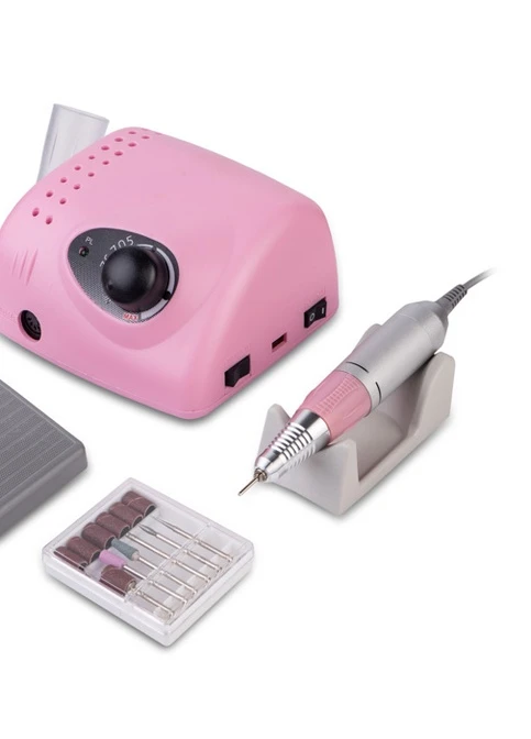 Фрезер для маникюра Bucos ZS-705 розовый 65 Ватт, 35 000 об (+6 фрез в подарок) Nail Drill (251211582)