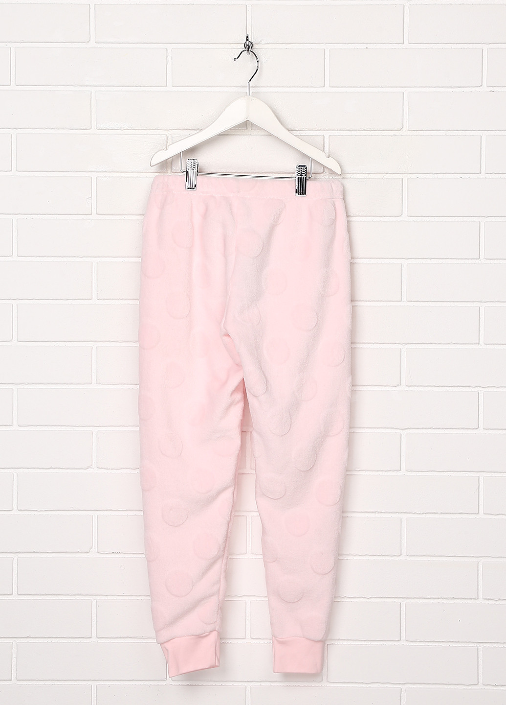 Светло-розовые домашние демисезонные зауженные брюки C&A