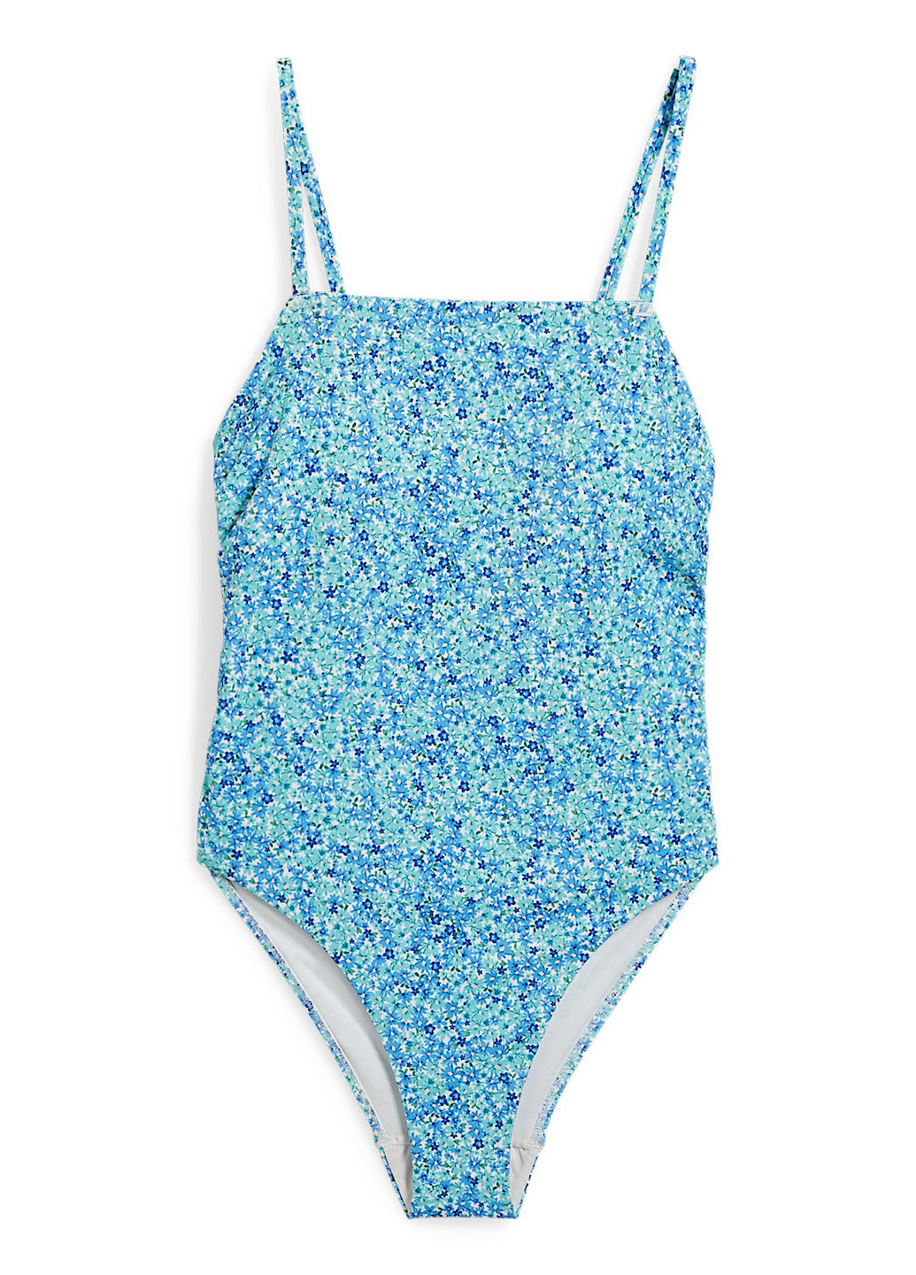 Блакитний літній купальник суцільний, майо C&A