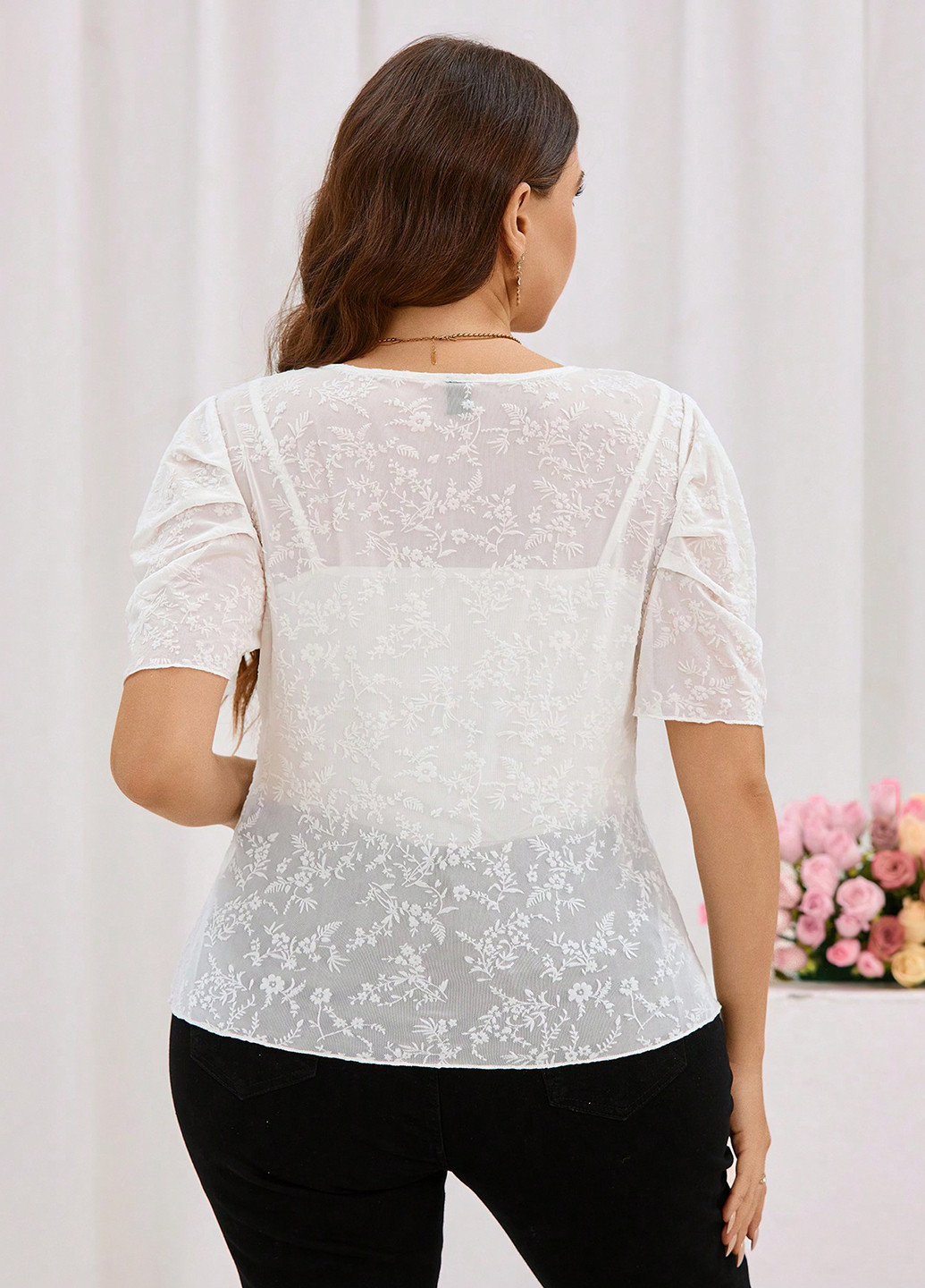 Біла блуза SHEIN