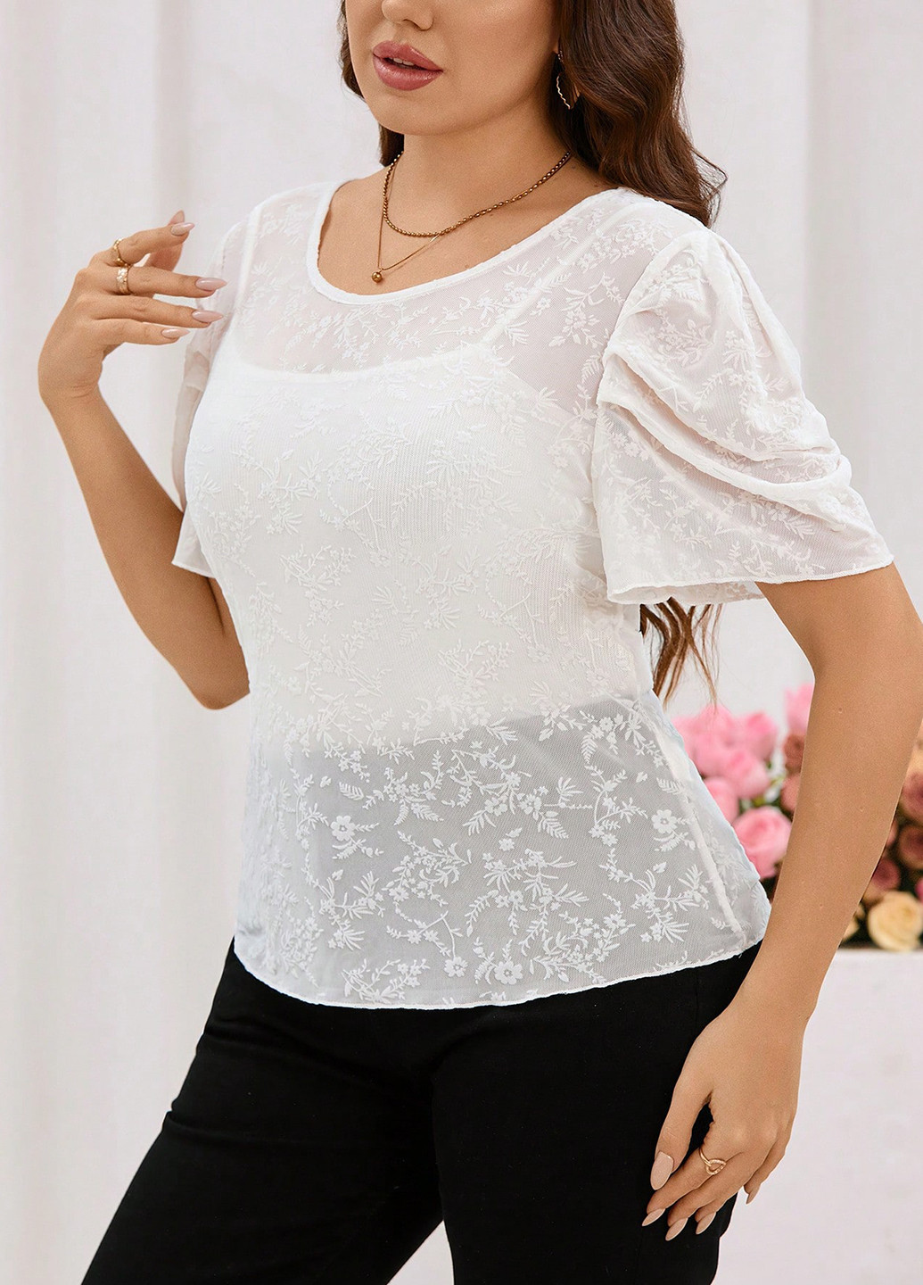 Біла блуза SHEIN