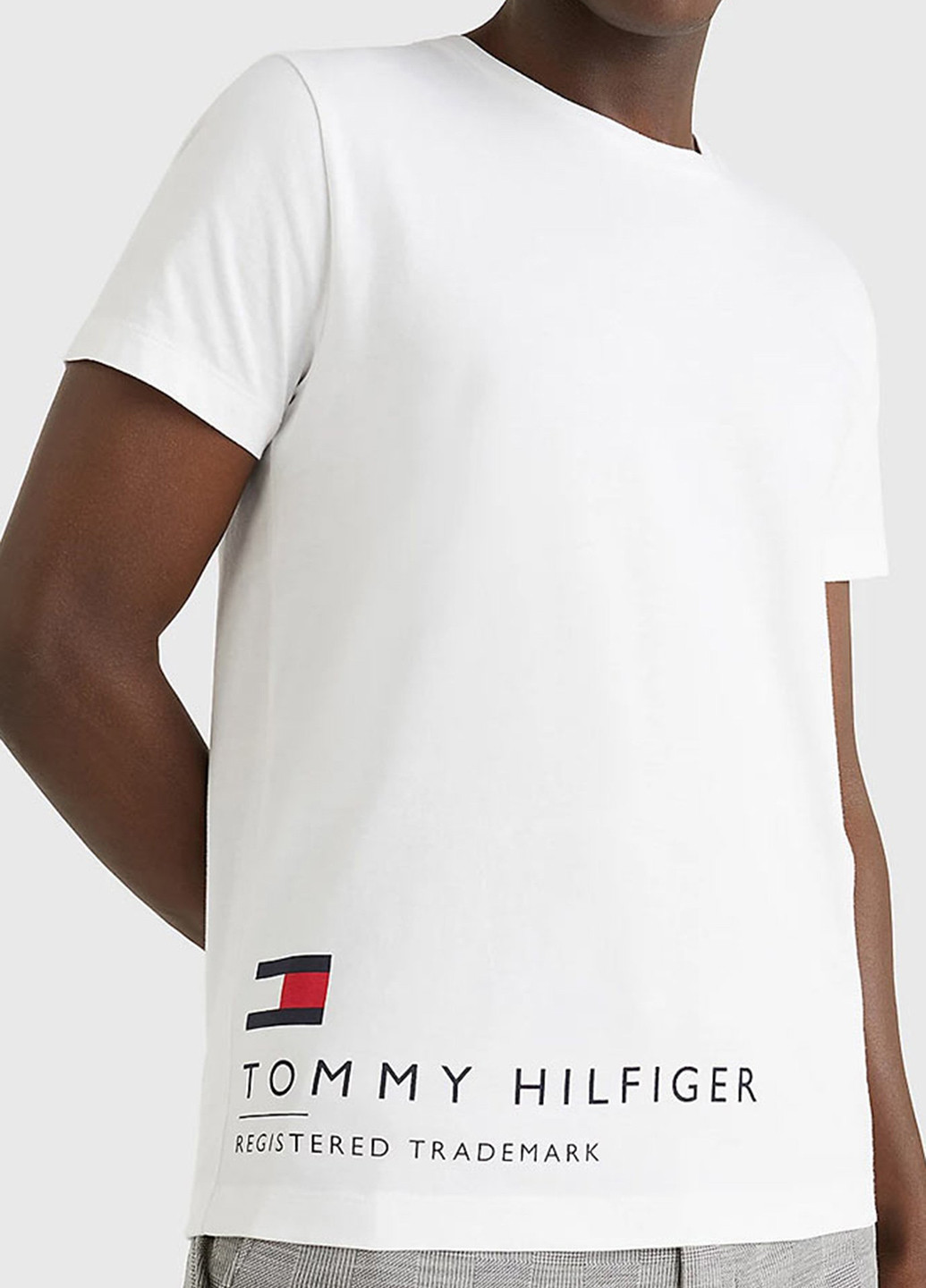 Біла футболка Tommy Hilfiger