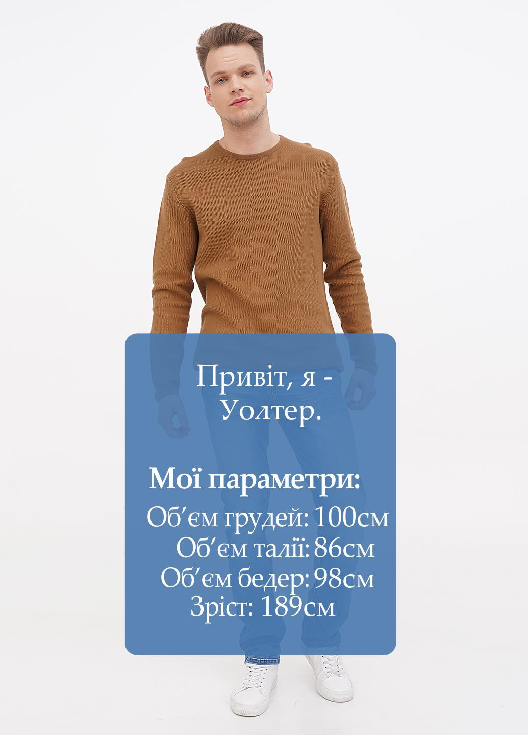 Голубые демисезонные слим джинсы Mustang