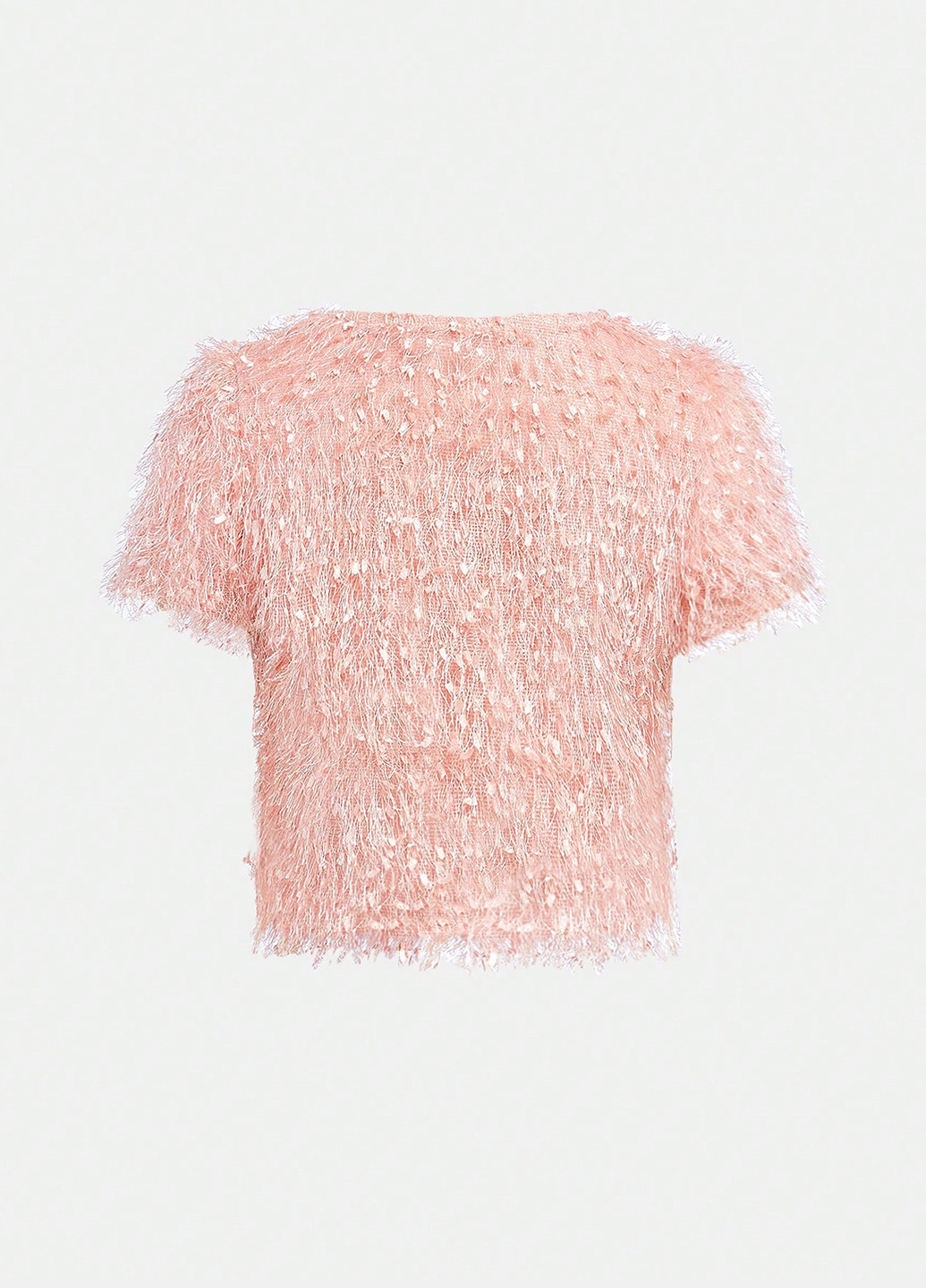 Светло-розовый летний костюм (топ, юбка) SHEIN