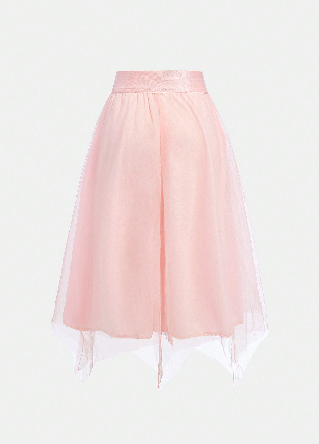 Светло-розовый летний костюм (топ, юбка) SHEIN