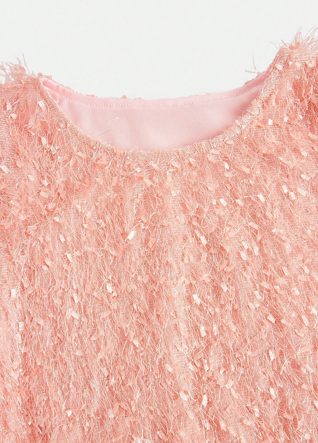 Светло-розовый летний костюм (топ, юбка) SHEIN