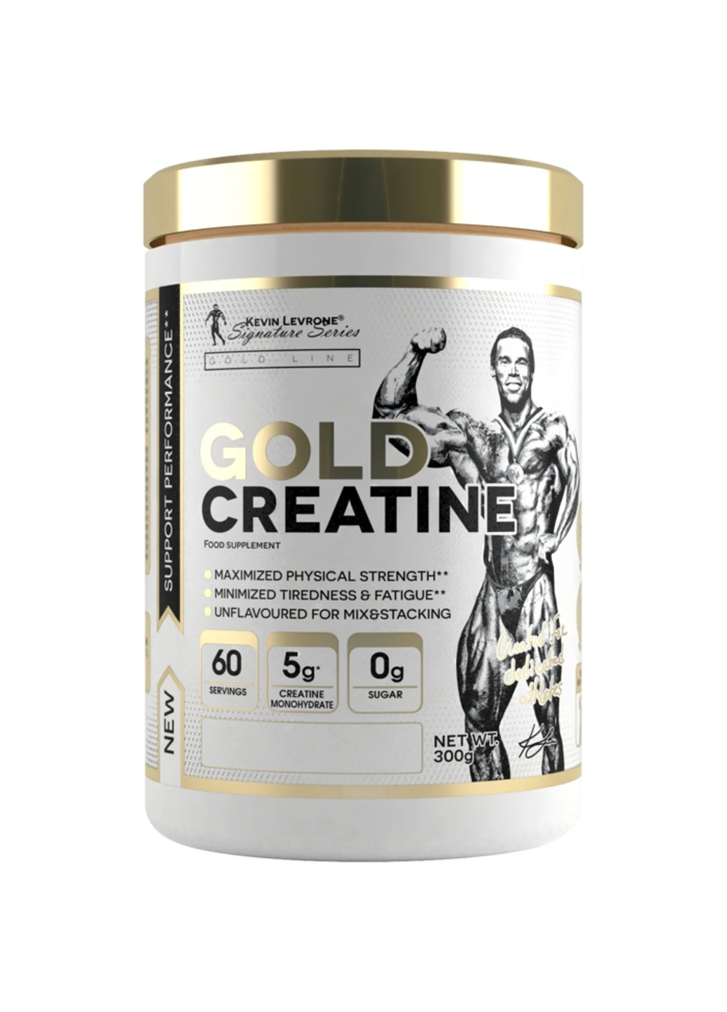 Креатин моногідрат Gold Creatine 300 грам Kevin Levrone (255279488)