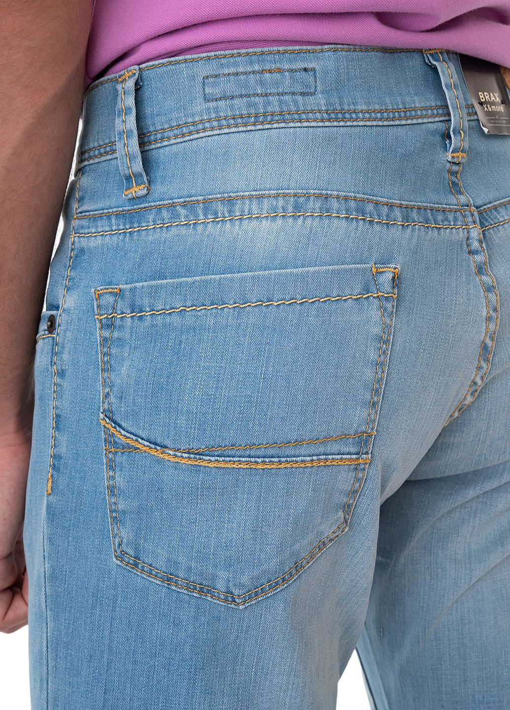 Голубые летние джинсы Brax