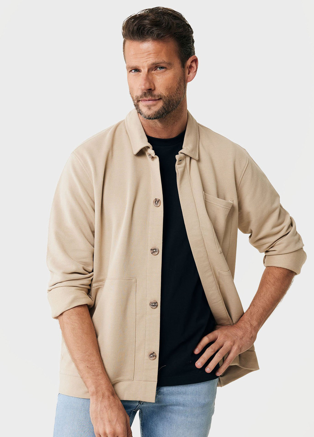 Бежева демісезонна вітровка Mexx