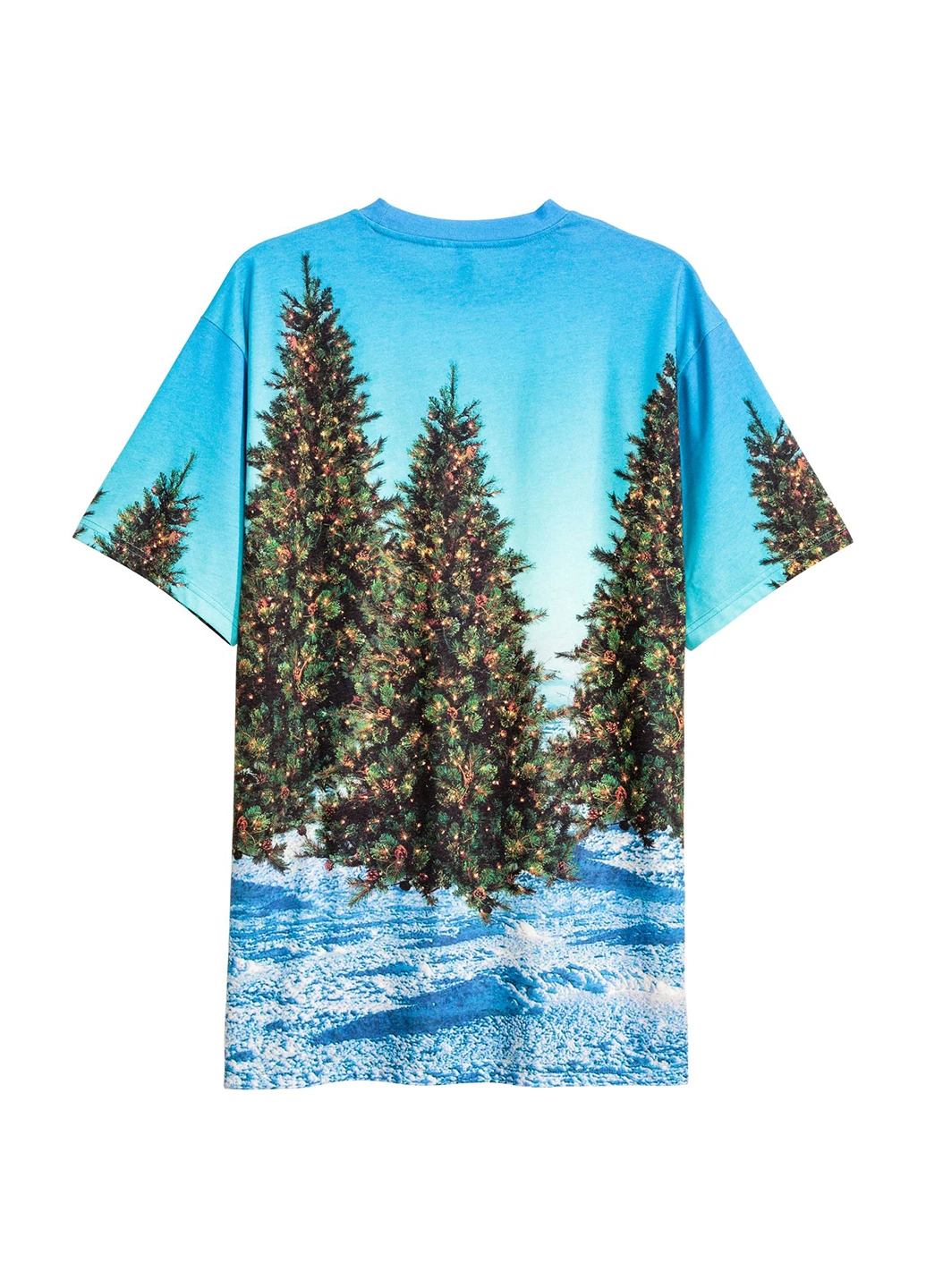 Голубая футболка H&M