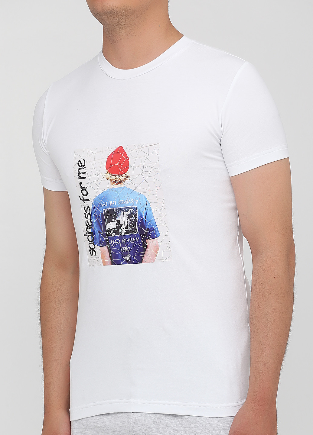 Белая футболка Only Man