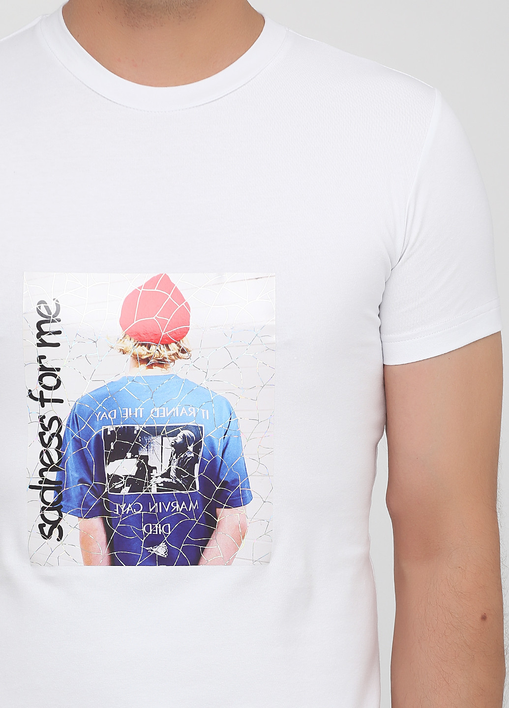 Белая футболка Only Man