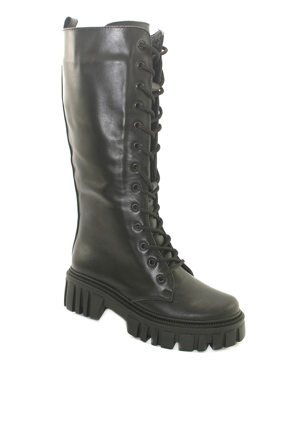 Зимние сапоги Mila на тракторной подошве, со шнуровкой