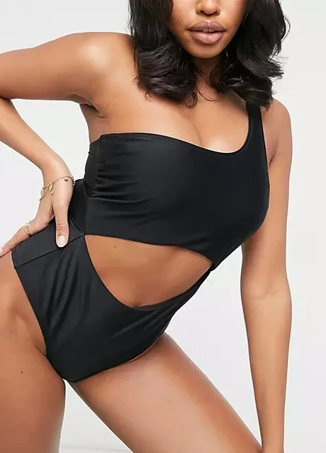 Чорний літній купальник Asos