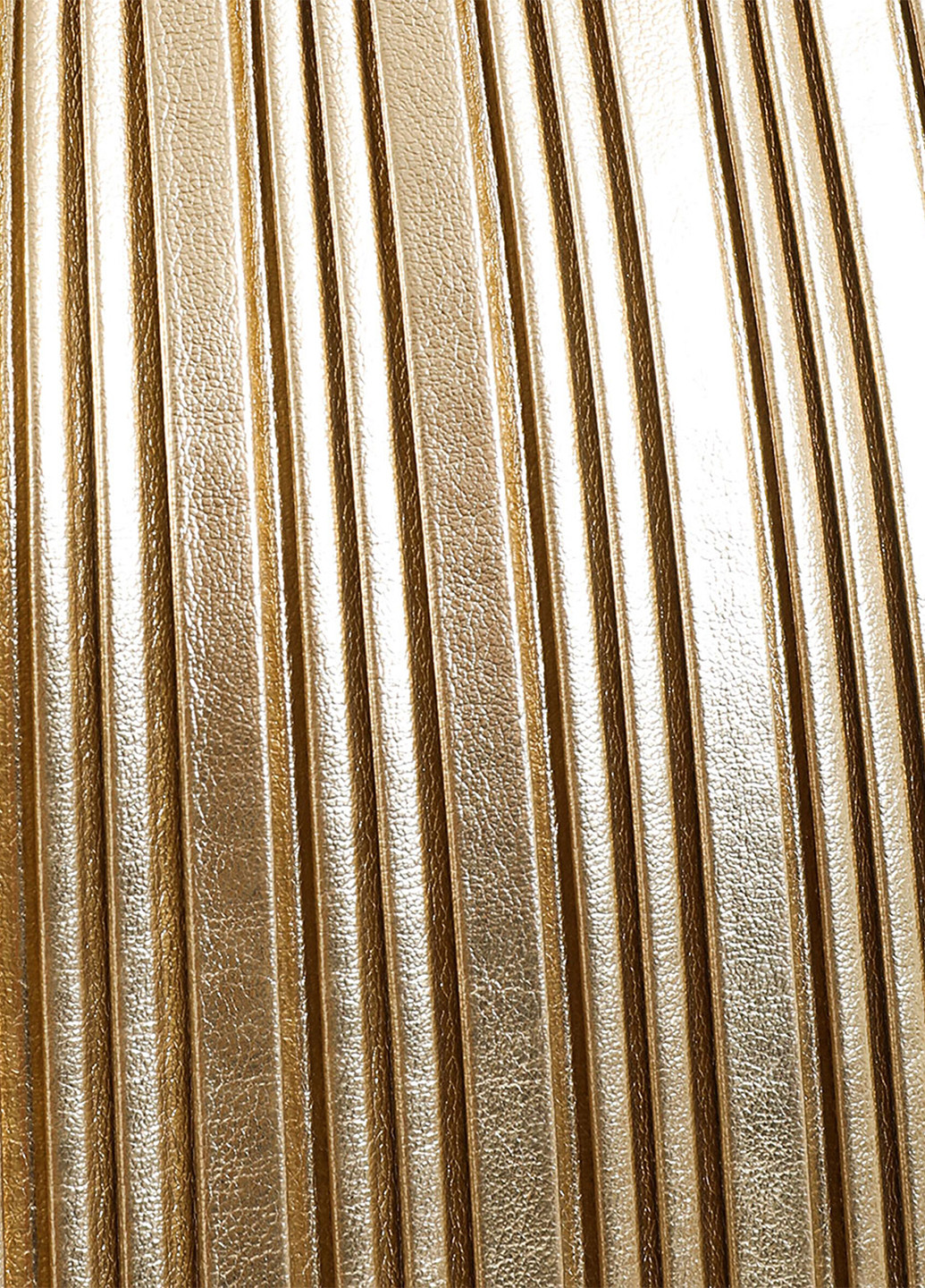 Золотая кэжуал однотонная юбка Pimkie плиссе
