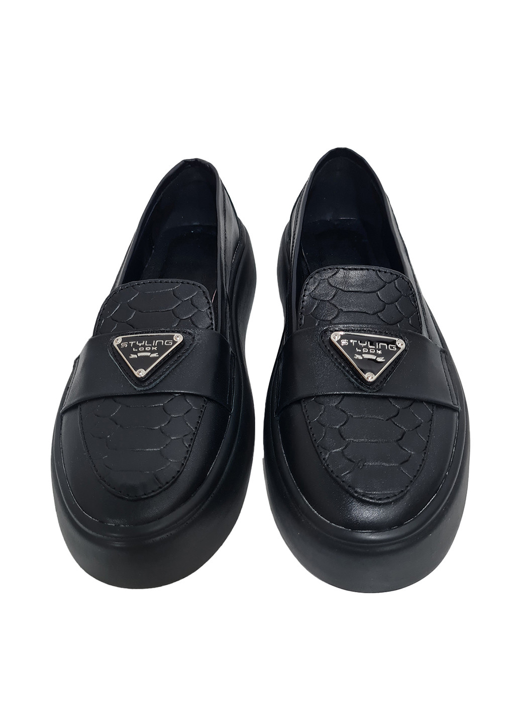 G-Aira Туфлі лофери чорний з натуральна шкіра, україна — демісезон (304153107)